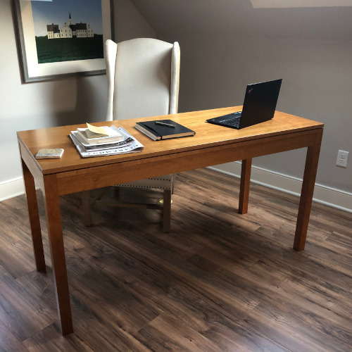 Custom-made wooden desk